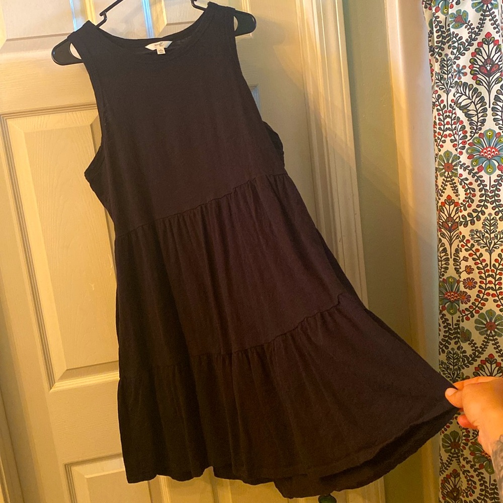 Terra & Sky Black Sleeveless Sundress